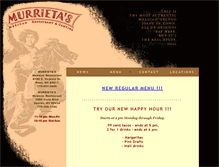 Tablet Screenshot of murrietasrestaurants.com